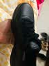 斯凯奇（Skechers）男鞋2026新款秋季闪穿鞋皮鞋全黑简约百搭运动休闲商务鞋 深褐色/COC  42.5 实拍图