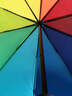 柏苑 超大号折叠雨伞黑胶手动三折商务伞三人大号雨伞个性创意男学生 超大号粗杆（125cm）3人-彩虹 实拍图