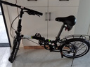 大行（DAHON） 顺丰发货折叠休闲自行车20寸通勤款单车6变速折叠车HAT061 黑色 实拍图
