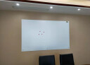 惠鑫 磁性超白哑光玻璃白板挂式办公会议教学写字板家用可投影黑板墙可定制珐琅看板 120*240cm（超高清） 晒单实拍图