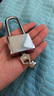 固特GUTE防盗挂锁304不锈钢挂锁铜锁芯小锁头锁子宿舍仓库锁通开/单开 经济款长梁50mm 实拍图