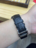 十瑞（SHIRUI）适用于万国表带IWC鳄鱼皮表带葡计葡萄牙柏涛菲诺真皮手表带男 黑折叠款-无扣 20mm 实拍图