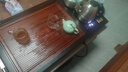 金灶（KAMJOVE）实木茶盘带烧水壶一体 自动上水茶具泡茶器全套茶台茶盘套装R-190 搭配F9 陶瓷茶具 茶水桶 实拍图
