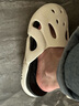 森馬洞洞鞋男款夏季外穿防滑可拆卸包头拖鞋踩屎感带后跟开车两用凉鞋 白色（旗舰款） 42 /43 实拍图