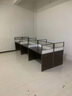 嘉航办公桌办公室职员桌简约现代屏风工位卡座隔断员工电脑桌椅组合 王字型六人位（不含柜） 实拍图