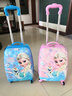 异同想儿童可坐拉杆箱冰雪爱莎公主行李箱旅行箱宝宝男女童卡通可爱登机 DH19052-Q冰雪奇缘-蓝16英寸 实拍图