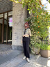 俞兆林母亲节妈妈夏装中袖上衣中年女装洋气新中式新款时尚休闲两件套 黑色套装 2XL (推荐105-120斤) 实拍图