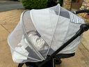 Jim&Lily婴儿车蚊帐全罩式通用防蚊虫宝宝高景观婴儿推车纱罩伞车网纱 25款拉链全罩式-通用防蚊虫-绅灰 升级版 实拍图