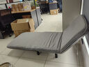 景彩 沙发床两用可折叠单人客厅布艺办公室午休简易卧室可拆洗YZ901 灰色-190*80cm 实拍图