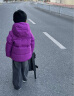 Levi's李维斯儿童羽绒服冬季新款男童女童加厚外套童装面包服 葡萄紫 160/76(L) 晒单实拍图