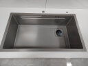BT&TO 日本厨房纳米水槽加厚304不锈钢大单槽多功能厨房洗菜盆洗碗盆套装 7543枪灰色多功纳米水槽（含抽拉龙头） 实拍图