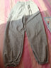 艾诺轮女童卫裤长裤款中大儿童装女孩7-15岁少女外穿秋季天款宽松休闲裤 灰色 彩条春秋款 160 建议150cm左右 实拍图