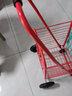 杰适（jieshi）爬楼买菜购物车便携可折叠老年手拉车手推车行李车拖车铁质菜篮车 新购四轮红色 实拍图