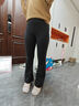 浪莎微喇叭鲨鱼裤女外穿夏季新款收腹提臀瑜伽裤高腰显瘦小个子打底裤 显瘦黑微喇叭【加长163cm以上】 M 【101-115斤】 实拍图