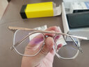 蔡司（ZEISS）德国蔡司近视眼镜片眼镜框男方框可配防蓝光镜片带散光度数女 简约冷茶色钛架方框 德国蔡司视特耐防蓝光1.67 实拍图