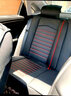 翰静2025新款汽车坐垫全包围四季通用皮座垫五座小车免拆汽车座套适于 黑白色 标致301 307 308S 3008 5008 实拍图