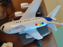 宝乐星儿童玩具早教大号会讲故事的卡通客机飞机模型男女孩生日礼物 实拍图