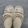 洁丽雅凉拖鞋女士夏季外穿防滑2024新款外出网红时尚沙滩厚底凉鞋女款夏 白色【雪糕兔兔6个】 35-36 （适合34-35码） 实拍图