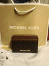 MICHAEL KORS礼物送女友MK女包JET SET TRAVEL卡包零钱包 短款 深棕/橡果棕 实拍图