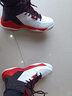 乔丹篮球鞋男运动鞋男学生透气高帮减震耐磨黑骑士战靴运动篮球鞋 白色/黑色 43 实拍图