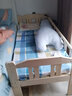 皓冰儿童拼接床婴儿床实木加宽男孩女孩延边带护栏小孩单人床 加厚 四面侧梯+椰棕床垫 180*80*40实木床（可定尺寸） 实拍图