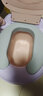 海豚星儿童马桶坐便器男小孩女宝宝婴幼儿专用训练厕所家用大便桶尿盆凳 加高加大款粉色PU垫 +刷 实拍图