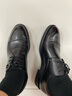 金利来皮鞋男士三接头新款商务正装真皮婚鞋软底韩版男小皮鞋 黑色(气垫款） 38 比正常码大一码 实拍图