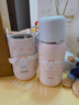 膳魔师（THERMOS）儿童保温杯大容量水杯直饮杯吸管杯3盖多功能不锈钢学生水杯 TCKA 【大耳狗粉】3盖吸管杯550/580ml 实拍图