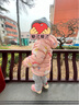 aqpa【95白鸭绒&三防】儿童羽绒服冬男女童宝宝可收纳帅气萌趣保暖 萌兔奇缘 110cm(充绒量44g) 实拍图
