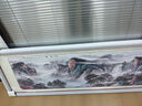 良品大师流水生财山水画办公室挂画中式客厅装饰画靠山图茶室字画风景壁画 聚宝盆A5 58*168cm宣纸+红木色框（较小） 实拍图