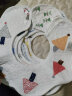 COOKSS婴儿口水巾新生儿童口水围兜防水围嘴纯棉宝宝饭兜5条装 晒单实拍图