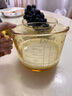 泰福高（TAFUCO）高硼硅玻璃量杯带刻度食品级耐高温微波炉加热奶烘焙打蛋杯子加厚 【泰福高-琥珀金】牛奶早餐杯带盖1000ML 实拍图