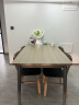 木月北欧餐桌椅现代简约大小户型橡胶木实木餐桌长方形饭桌 一桌四椅 【1.6米】 实拍图
