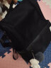 REINHARDT女士背包2024新款双肩包女包时尚两用百搭旅行大容量电脑背包女包 纯黑色加大+挂件（放14寸电脑） 晒单实拍图