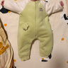巴拉巴拉童装宝宝连体衣新生儿哈衣包屁衣冬装加绒加厚萌男童女童婴童衣服 黄绿41122 73cm 实拍图