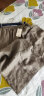 无印良品（MUJI）女式 麻 喇叭裤 裤子 长裤 休闲裤 宽版裤 阔腿裤BEG21A3S 浅灰棕色 L(165/70A) 晒单实拍图