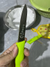 十八子作 厨房家用轻便易携带5铬不锈钢水果刀H309（含防护套） 实拍图