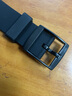 KHZ手表配件Swatch斯沃琪表带20MM硅胶适用于SUSB401SUSW402SUSN400 黑色 实拍图