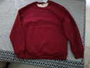 真维斯卫衣男冬季加绒加厚保暖羊羔绒外套男士圆领上衣服简约百搭情侣装 【500G羊羔绒】酒红 加厚 XL (180) (不起球不掉色) 实拍图