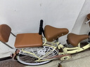 永久（FOREVER） 永久亲子自行车母子单车带小孩带娃接送孩子儿童载小孩成人女 高配版-单速-复古黄 24寸 实拍图