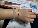 周生生 圆棍磨砂素圈黄金手镯 足金金镯子女款 90343K 计价 07圈 - 11.67克(含工费400元) 实拍图