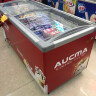 澳柯玛（AUCMA）661升冷柜岛柜大容量玻璃门卧式冷冻商用展示柜 饮料冰激凌雪糕柜 多篮筐冰柜冷冻柜SD-661 实拍图