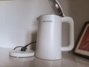 美菱（MeiLing） 烧水壶电热水壶不锈钢保温壶家用大容量水壶 白色 | 304不锈钢 | 1.8L | 上新爆款 实拍图