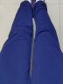 品彩纯色运动裤女时尚宽松直筒长裤弹力松紧设计休闲裤 P12KK5812 实拍图