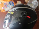 DFG电动车头盔男女3CCC安全帽防雾四季通用双镜片防雨半覆式保暖719 亚黑【防雾透明镜】 实拍图