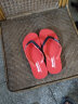 美泊客人字拖男防滑耐磨潮时尚夹脚拖鞋韩版夏季鞋子 红色 40 实拍图