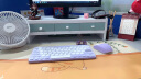 TDAEG蓝牙无线键盘鼠标套装可充电苹果安卓平板手机笔记本台式电脑通用 紫色 -混彩 单键盘【蓝牙三模-可充电】 晒单实拍图