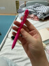 三菱（uni）UMN-155N彩色按动中性笔 0.28mm 学生考试笔彩色手账标记笔啫喱笔 淡粉红 1支装 实拍图
