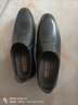 老爷车皮鞋男牛皮男士皮鞋秋冬加绒软底商务正装高档皮鞋增高休闲爸爸鞋 FLL3256黑色【平跟单鞋款】 38 (240mm) 标准码 实拍图