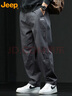 JEEP吉普休闲裤男春夏季直筒裤子男士宽松潮流工装裤男裤 深灰 M 实拍图